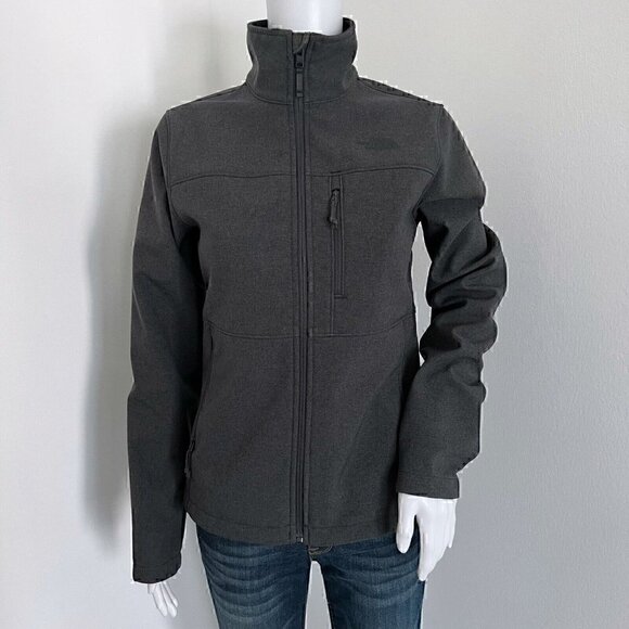 The North Face Women's Apex Bionic Jacket Size XS Gray Heather WindWall - Picture 1 of 14